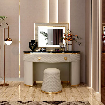 MOYI Luxury Makeup Dresser With Mirror Dressing Table Modern for Bedroom