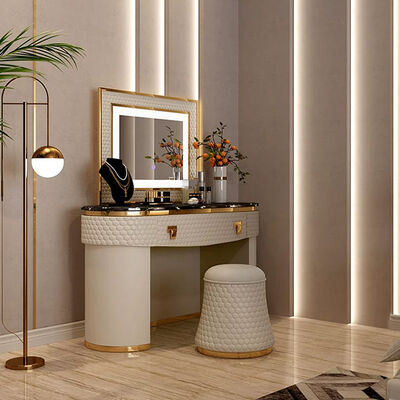 MOYI Luxury Makeup Dresser With Mirror Dressing Table Modern for Bedroom