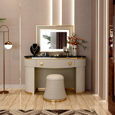 MOYI Luxury Makeup Dresser With Mirror Dressing Table Modern for Bedroom
