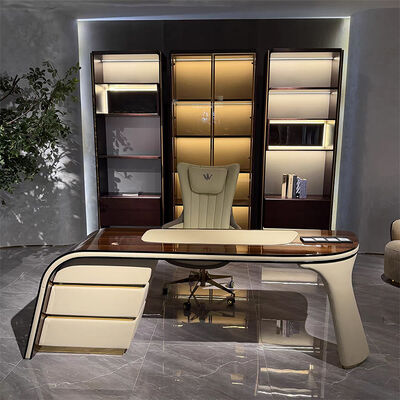 2026 New Hign End Home Office Furniture Table Modern Luxury Italian Custom Home Office Table