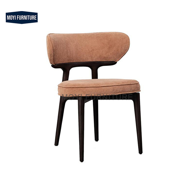 Modern Dinner Chair Nordic Italian Solid Wood Dining Chair Contemporary Cream Style Light Luxury Lamb Chair Home Furniture