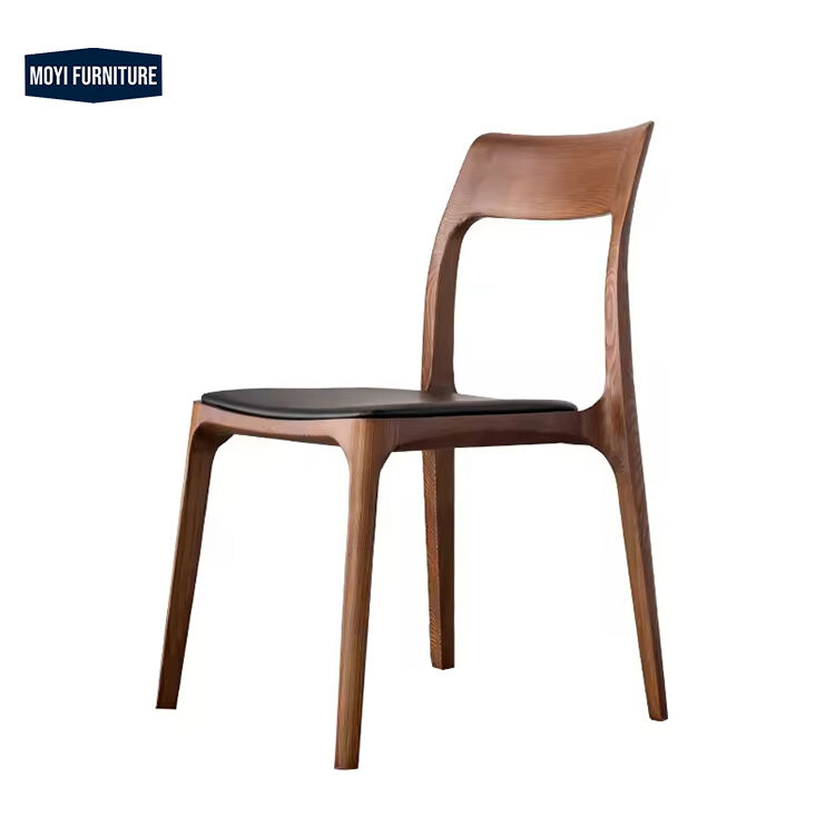 Dining Room Furniture MOYI Italian Ash Wood Nordic Wooden Contemporary Luxury Modern Dining Chairs Home Furniture General