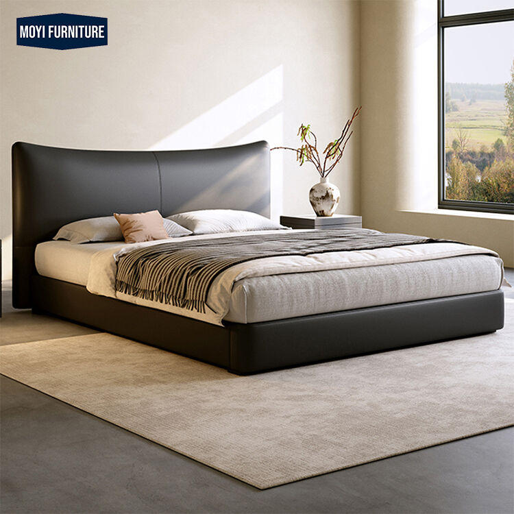 Plywood Panel Type Customize King Size Queen Size Beds Custom Sizes Italian Minimalist Leather Bed Designer 150200180200cm