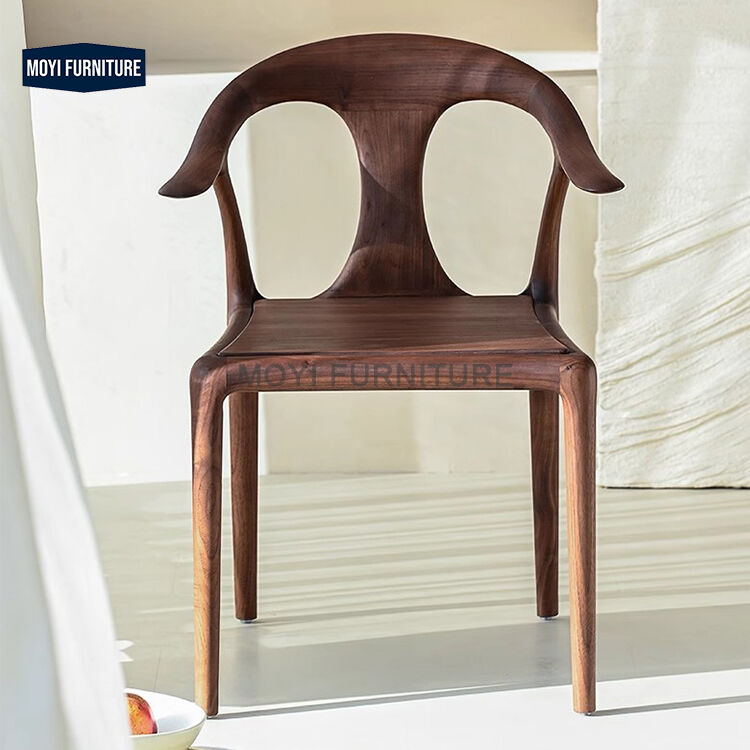 Modern CUSTOM Nordic Designer Mid Century Luxury Timber Wood Dining Chairs Ergonomic Style Perfect Farmhouse Dining Room