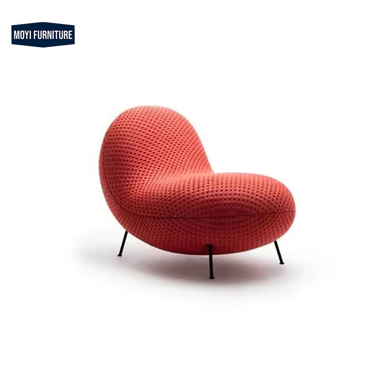 end Arm Chair Modern Velvet Leather Italian Minimalist Designer Single Chair Hotel Lobby Leisure Creative Personality