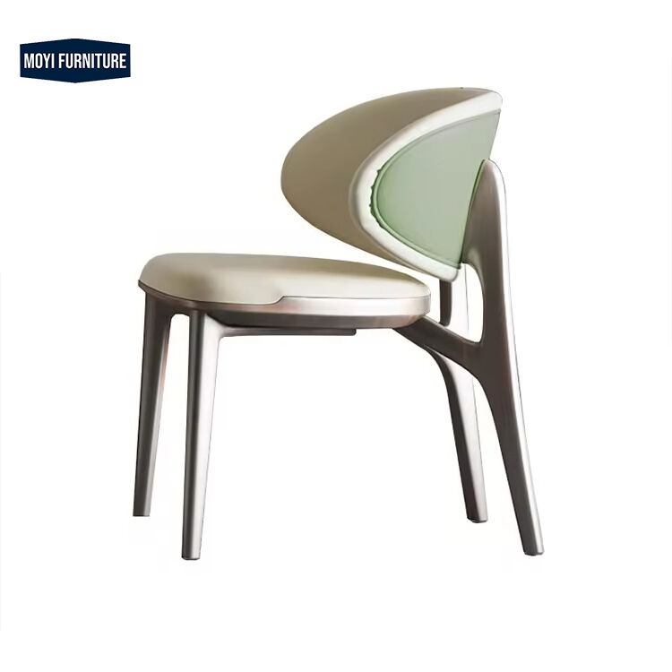 Luxury Dining Chair Optional Modern Italian Style Featuring Distinctive Design Elements Suitable for Livingroom