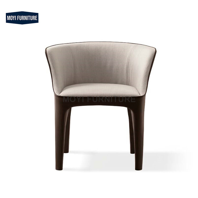 Mail Packing Dining Room Set Upholstered Dining Chair Fiberglass Frame Fabric Comfortable Restaurant Hotel Seating Option