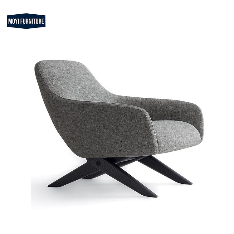 Carpet Recommended Modern Comfortable Single Person Leather Leisure Chair Stylish Single Seating Living Room