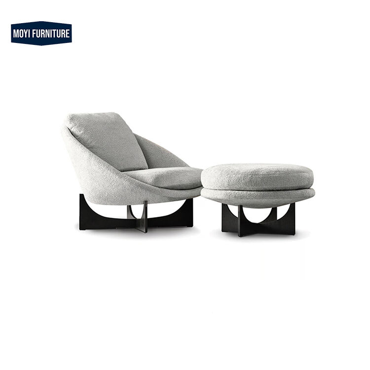 Arm Chair Modern Linen Fabric Single Italian Living Room Sofa Chair Leisure Chair Light Luxury Hotel Room Comfort Style