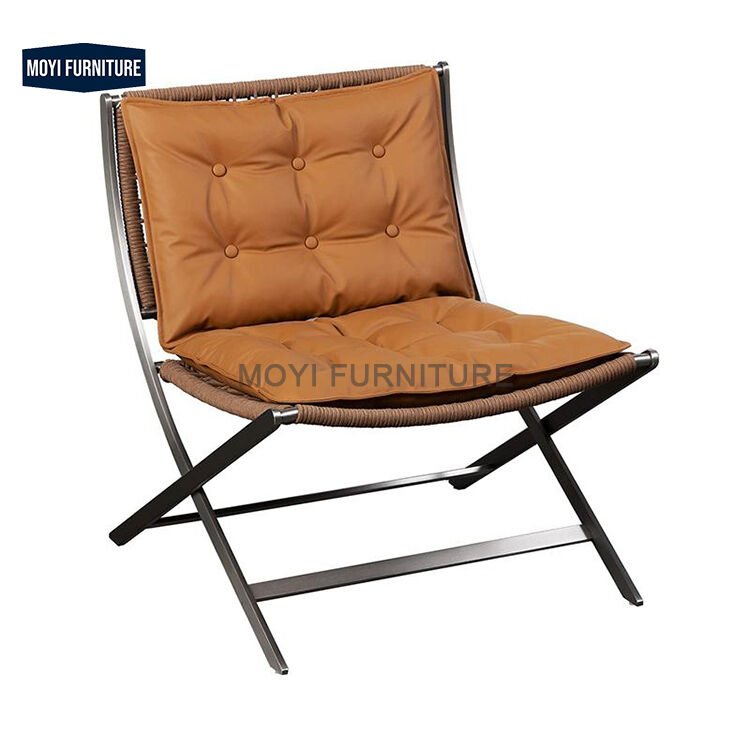 Arm Chair Modern Italian Chair Designer Vintage Genuine Leather Living Room Minimalist Designer Sofa Chair Electric No