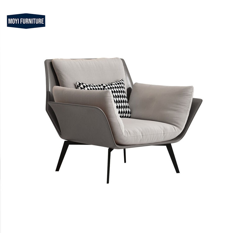 Living Room Furniture Upholstered Leather Recliner Chair Vintage Accent Design Style Modern Bedroom Dining Sitting Room