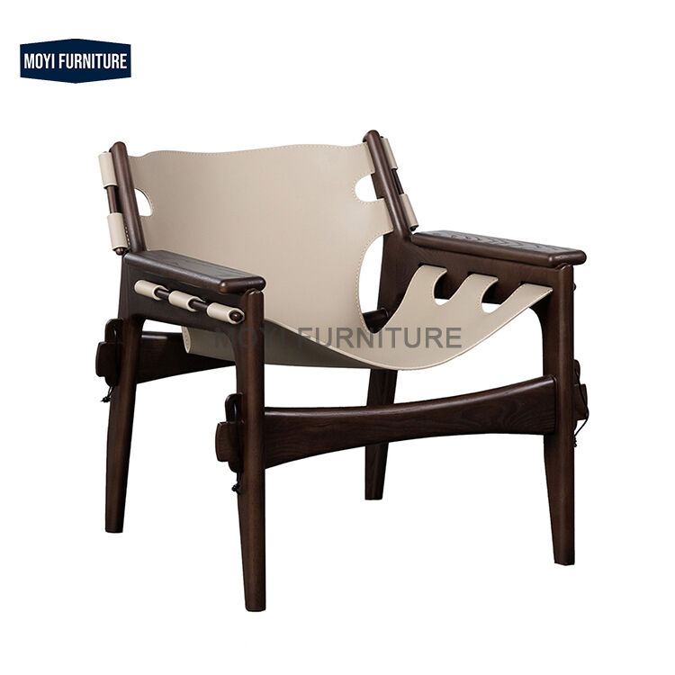 Hotel Modern Chair with Arms Leather Upholstered Wooden Frame Single Accent Chair Luxury Lounge Seating Living Room