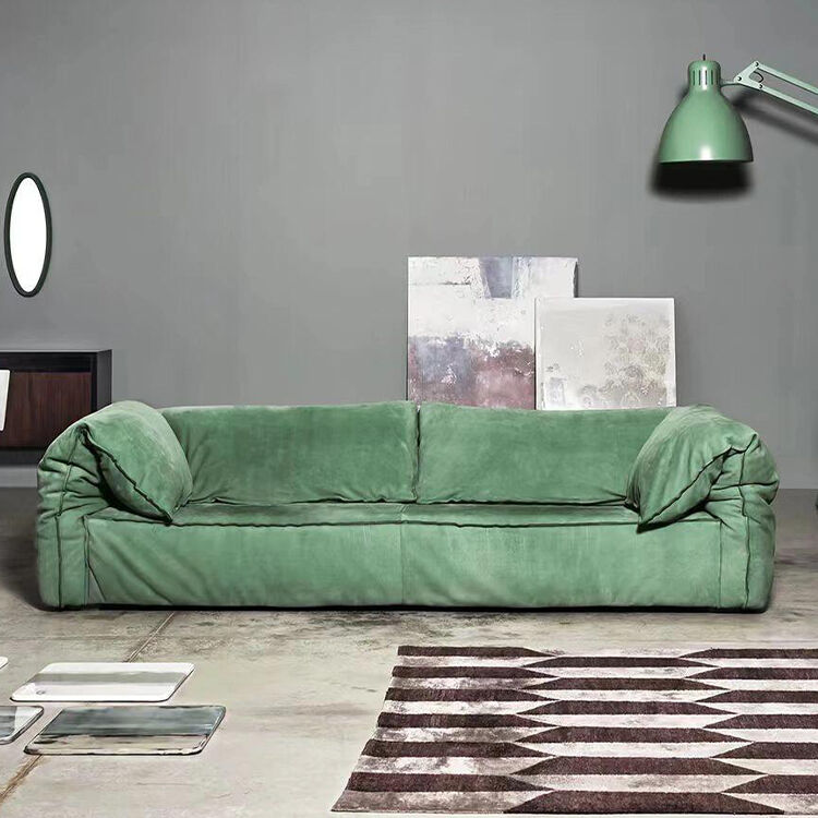 Italian Modern Office Home Indoor Living Room Nordic Velvet Seat Bag Sofa Set 2-4 Seater Convertible Custom Design School Park