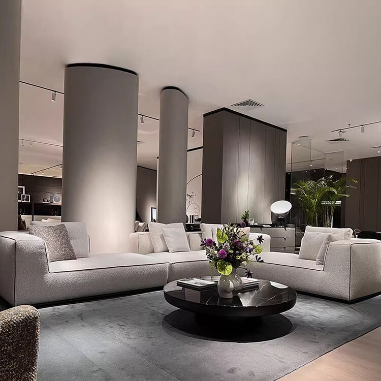 New Style Luxury Sectional Sofa Indoor Furniture Corner Sofa Set Modern Living Room Sofas