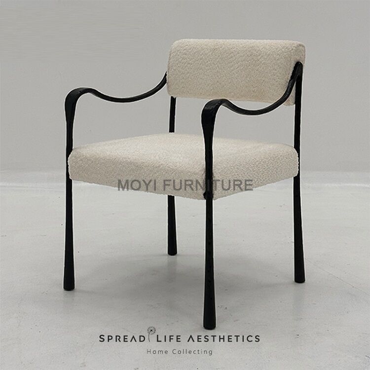 Modern Designer Wabi-Sabi Chair Handmade Tufted Villa Living Room Furniture for Home Dining or Hotel Use