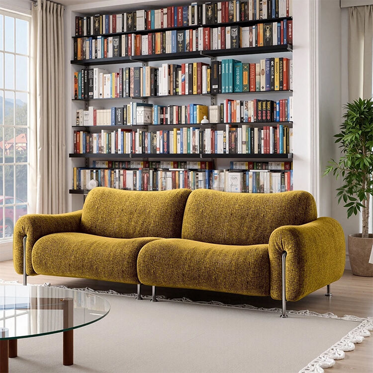 Modern 3-Seater Green Velvet Sectional Sofa Drop Shipping Living Room & Bedroom Couch Set with for Hotels