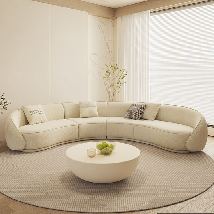 Hot Selling Luxury Couch Contemporary Sofa Set Furniture Modern Living Room Curved Sofa Set