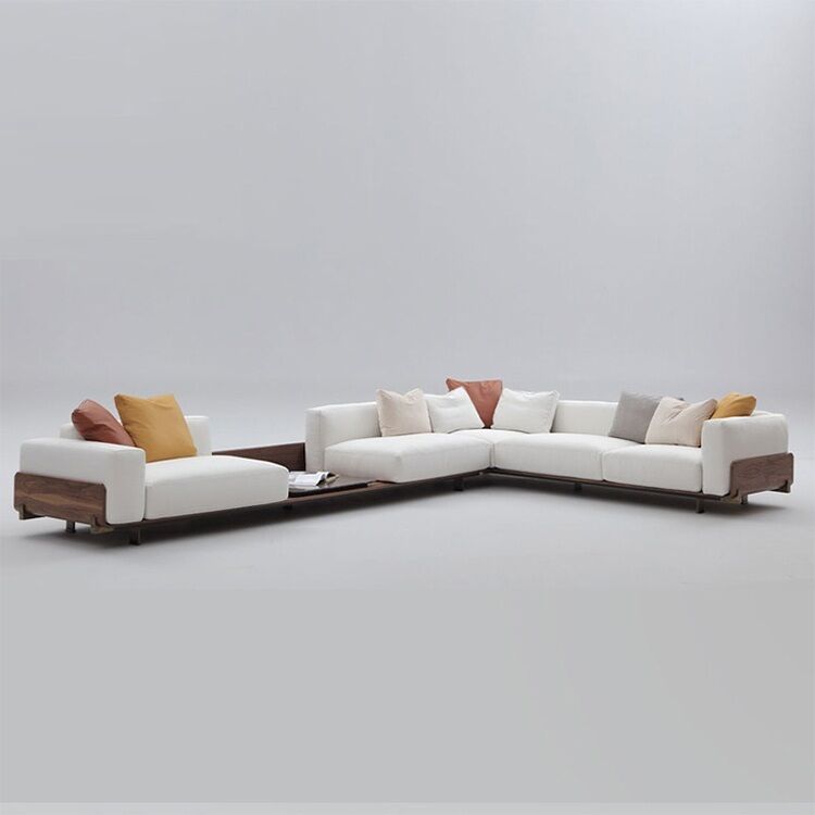High End Italian Sofa Nordic Minimalism New Product Cushion Modern Velvet Sofa Apartment Style Microfiber Fabric Sofa