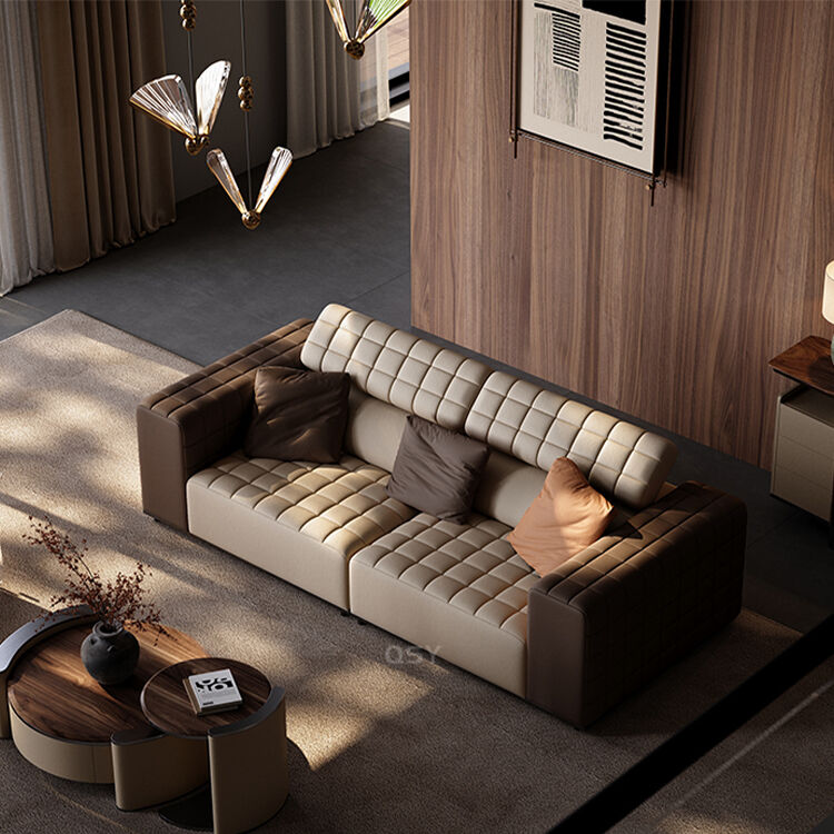 Comfortable L Shape Living Room Leisure Wooden 7 Seater Leather Sectional Recliner Designs Modern Sofa Set 7 Seater