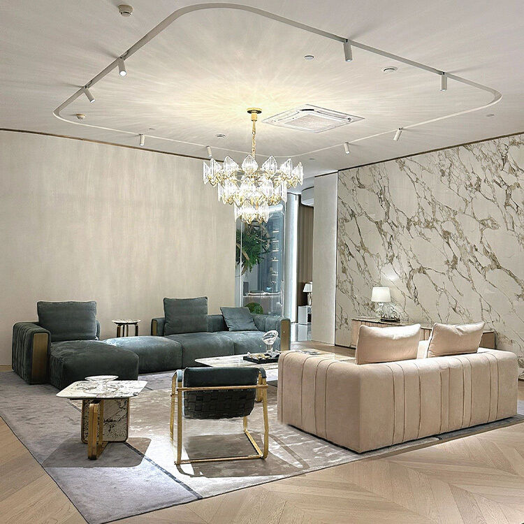 New Model Upholstery Fabric Sofa Set Designs Italian Style Muebles Luxury Modern Living Room Set Furniture Sofa