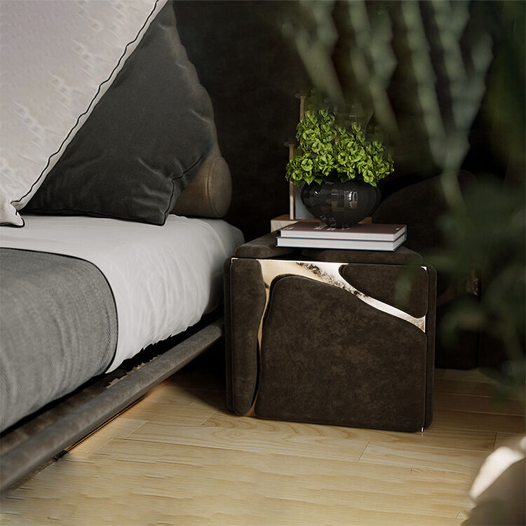 Home Furniture Bedroom Luxury Night Stand with Drawers Italian Design Night Stand for Bedroom