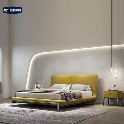 Good price Microfiber Cover Material Modern Wooden Queen Set Classic Luxury King Size Bed Double Design 150 200 180 200cm Customize online