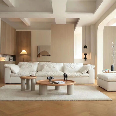 Good price Velvet Modular Sectional Sofa Comfortable L Shape Foam Compressor Cloud Vacuum Sofa Nordic Style Living Room Furniture online