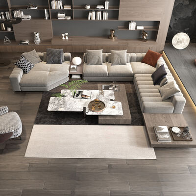 Good price Comfortable L shape sectional modern couch luxury velvet modular home furniture designer sofa ideal for stylish interiors online