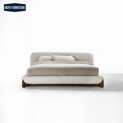 Good price Fabric Upholstered Modern Double Luxury Frames Italian Kingsize Nordic Frame Soft Queen Size Bed Featuring Simple Design online
