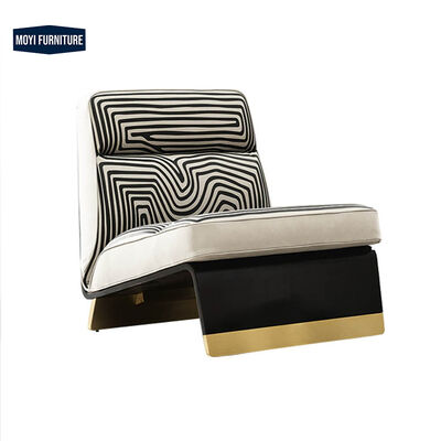 Good price Velvet Fabric Upholstered Single Sofa Lounge Chair Modern Living Room Furniture Minimalist Comfortable Design online