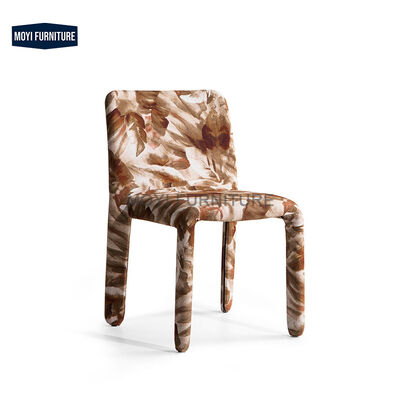 Good price Wood Legs Modern Dining Room Furniture Memory Foam Linen Barenia Leather Chair for Hotel Villa Apartment Restaurant Coffee Shop online