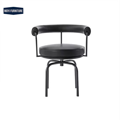 Good price Dining Room Furniture Modern Swivel Round Lounge Chair Leather Lounge MOYI Swivel Chair online