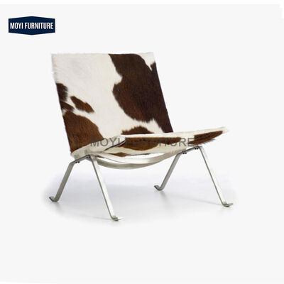 Good price Genuine Leather Modern Living Room Lounge Chair with Ottoman Customized Leisure Chair Home Furniture online