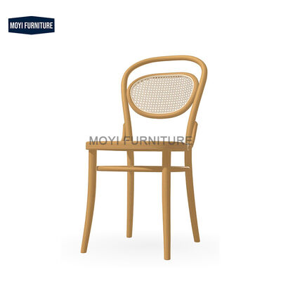 Good price Manufacturer 2023 New Design Bistro Chairs Metal Frame PE Rattan Back Indoor Restaurant Chair online