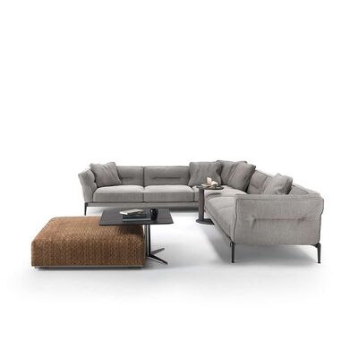 Good price Italian Style Living Room Furniture Sofa Modern Fabric Corner Sofa online