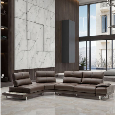 Good price Modular Corner Reclining Sofa Furniture Modern Living Room Sofa Sectional Leather Recliner Sofa Set online