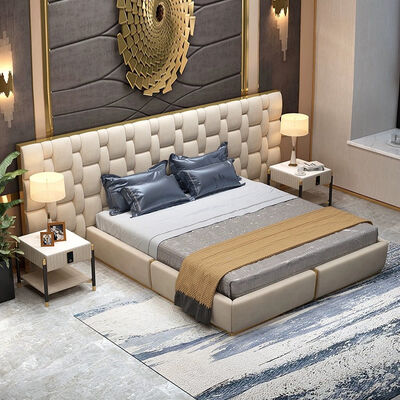 Good price Luxury Bedroom Set: Elevating Elegance With Tufted Headboard online