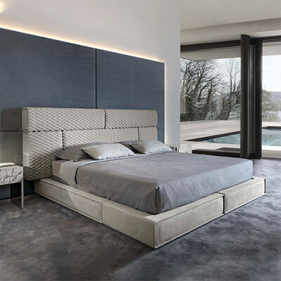 Good price Luxury Modern Minimalist Italian Bedroom Furniture king Size Modern Latest Design Double Bed Furniture Set online