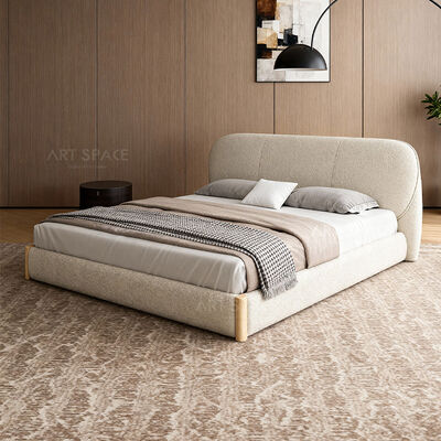 Good price Nordic Style Teddy Velvet Art Bed Bedroom Furniture Italian Luxury Modern King Size Bedroom Set online