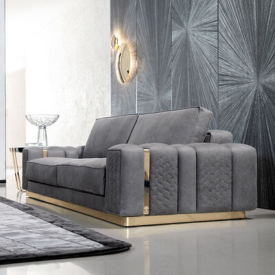 Good price Premium Quality Custom Made Luxury Couch Living Room Sofas for Home Luxury Italian Sectional Sofa Set Furniture Living Room Sofa online