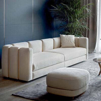 Good price Luxury Velvet Modular Sofa Living Room Leather Italian Sofa Set Minimalist Simple Leaving Room Furniture Sofa online