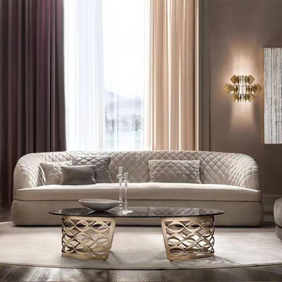 Good price CONTEMPO Light Luxury Sofa With Metal Base and Soft Upholstered Finish online