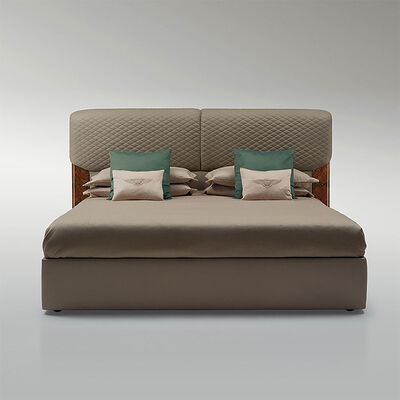 Good price Luxury Italian Bedroom Set Furniture King Size Modern Italian Latest Double Bed Designer Furniture Set Leather Luxury Bed online