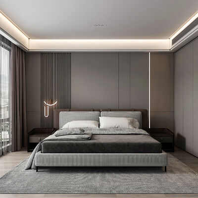 Good price Leather Pakistan 1 Piece Nordic king Size Furnitures House Bedroom king Frame Luxury Bedroom Set Dongguan Morden Bed online