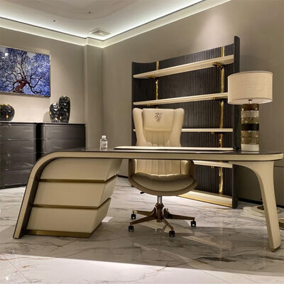 Good price 2026 New Hign End Home Office Furniture Table Modern Luxury Italian Custom Home Office Table online